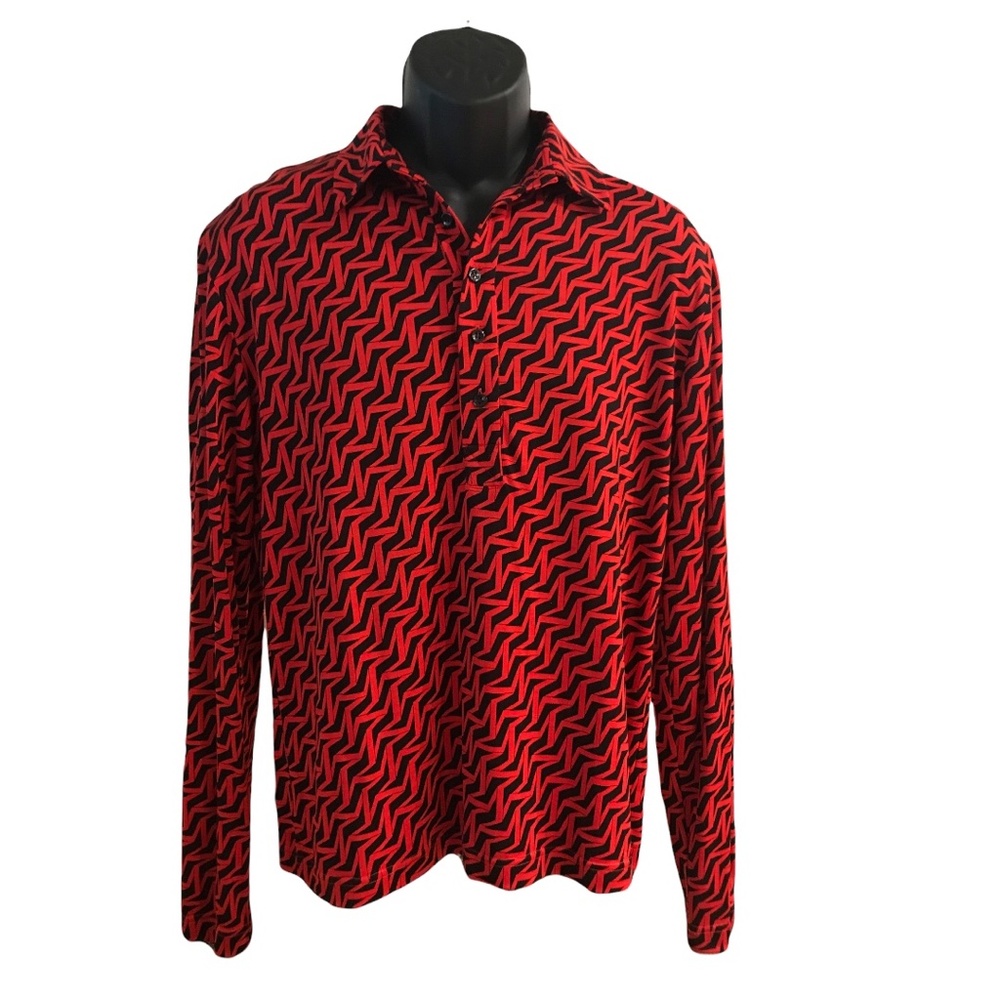 Diane Von Furstenberg Men's Silk Shirt - Size M